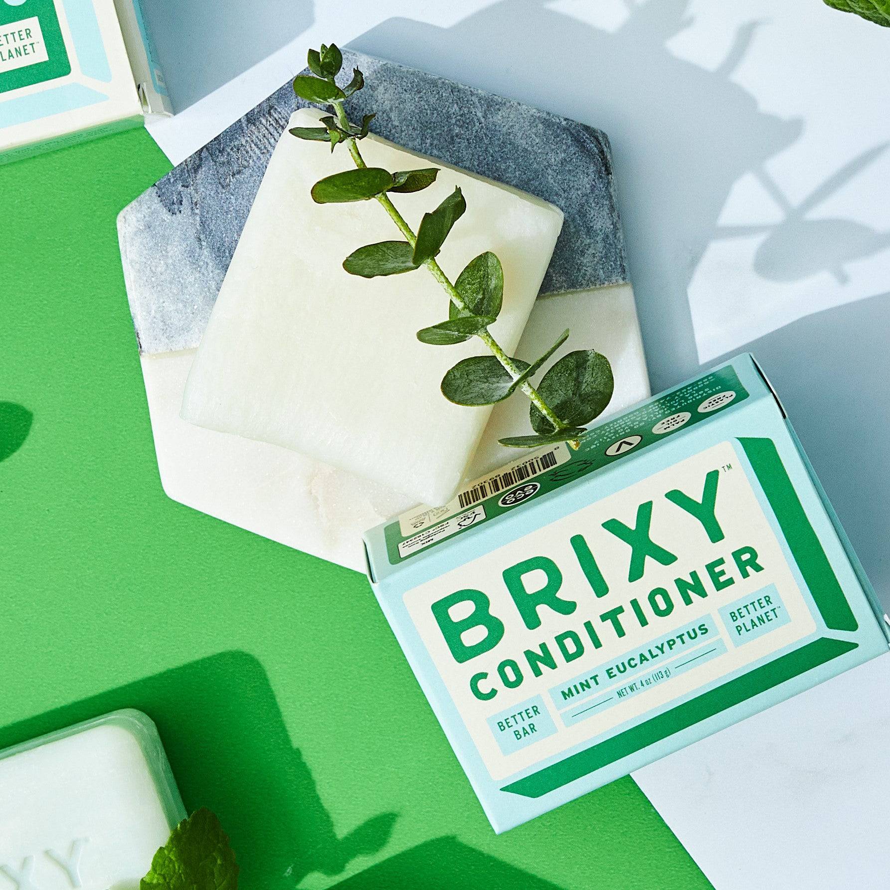 Hydrating Conditioner Bar - Mint Eucalyptus - BRIXY