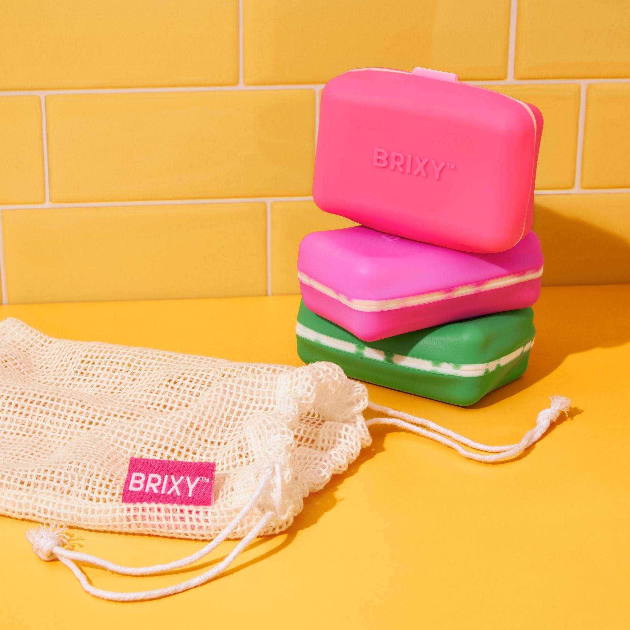Shampoo Bar Travel Case Set BRIXY