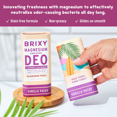 Magnesium Enriched Deo 2-Pack - Vanilla Vacay