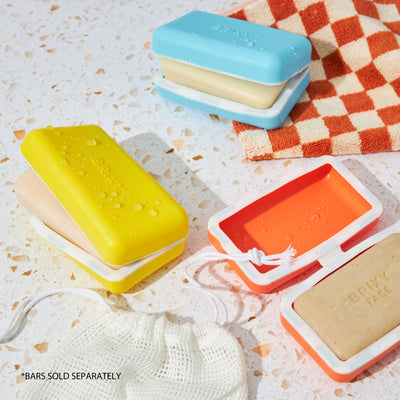 Beauty Bar Travel Case Set - Yellow, Blue, Orange