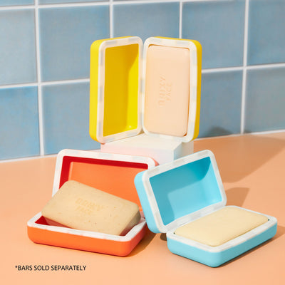 Beauty Bar Travel Case Set - Yellow, Blue, Orange