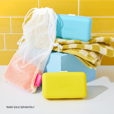 Beauty Bar Travel Case Set - Yellow, Blue, Orange