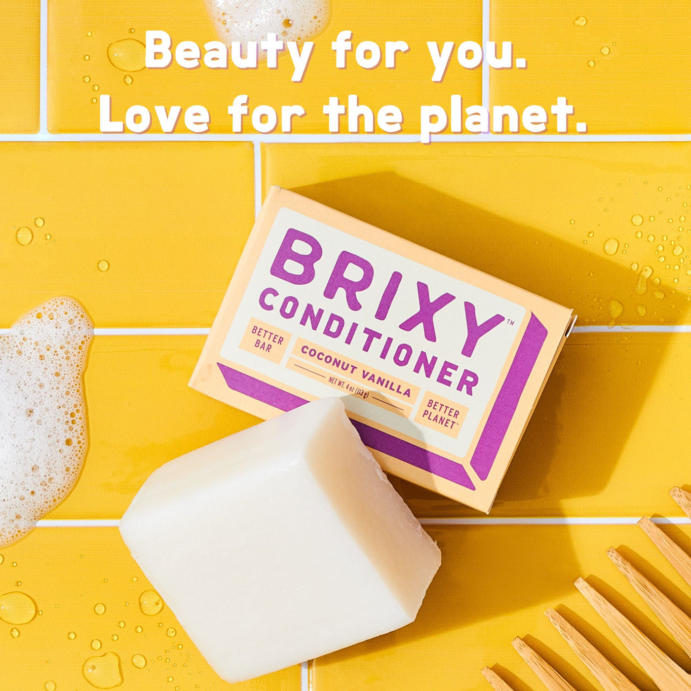 Hydrating Conditioner Bar - Coconut Vanilla - BRIXY