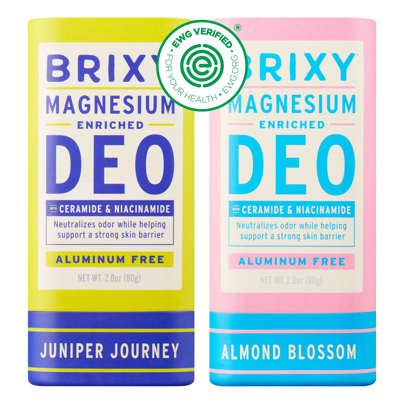 Magnesium Enriched Deo 2-Pack - Juniper Journey + Almond Blossom