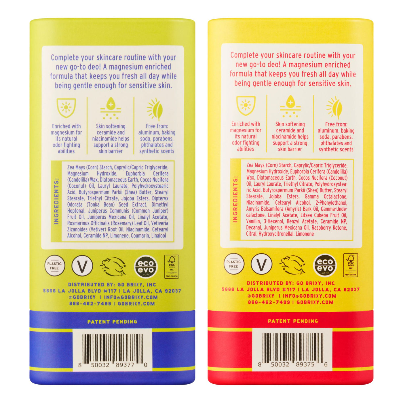 Magnesium Enriched Deo 2-Pack - Juniper Journey + Plumeria Crush