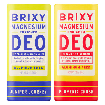 Magnesium Enriched Deo 2-Pack - Juniper Journey + Plumeria Crush