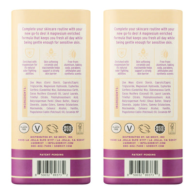 Magnesium Enriched Deo 2-Pack - Vanilla Vacay