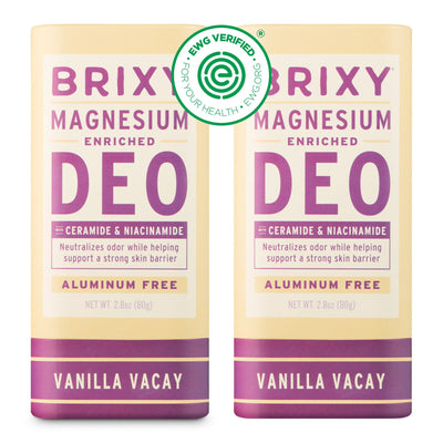 Magnesium Enriched Deo 2-Pack - Vanilla Vacay