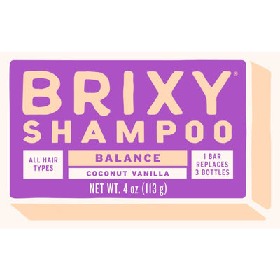 Shampoo Bar for Balance & Hydration - Coconut Vanilla - BRIXY