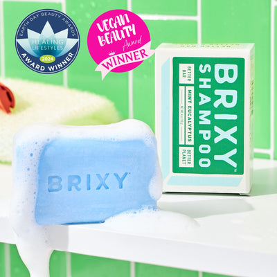 Shampoo Bar for Balance & Hydration - Mint Eucalyptus - BRIXY - Award Winning Shampoo Bar