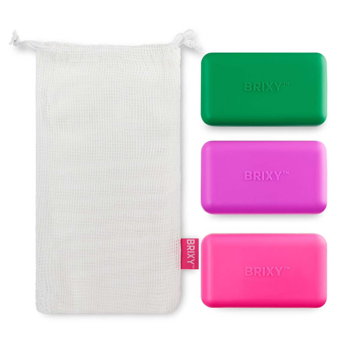 Beauty Bar Travel Case Set - Pink, Purple, Green