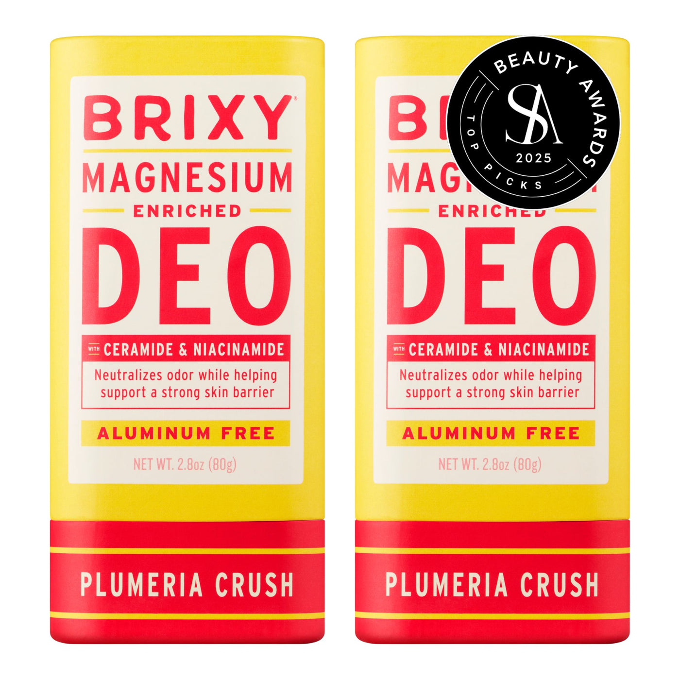 Magnesium Enriched Deo 2-Pack - Plumeria Crush
